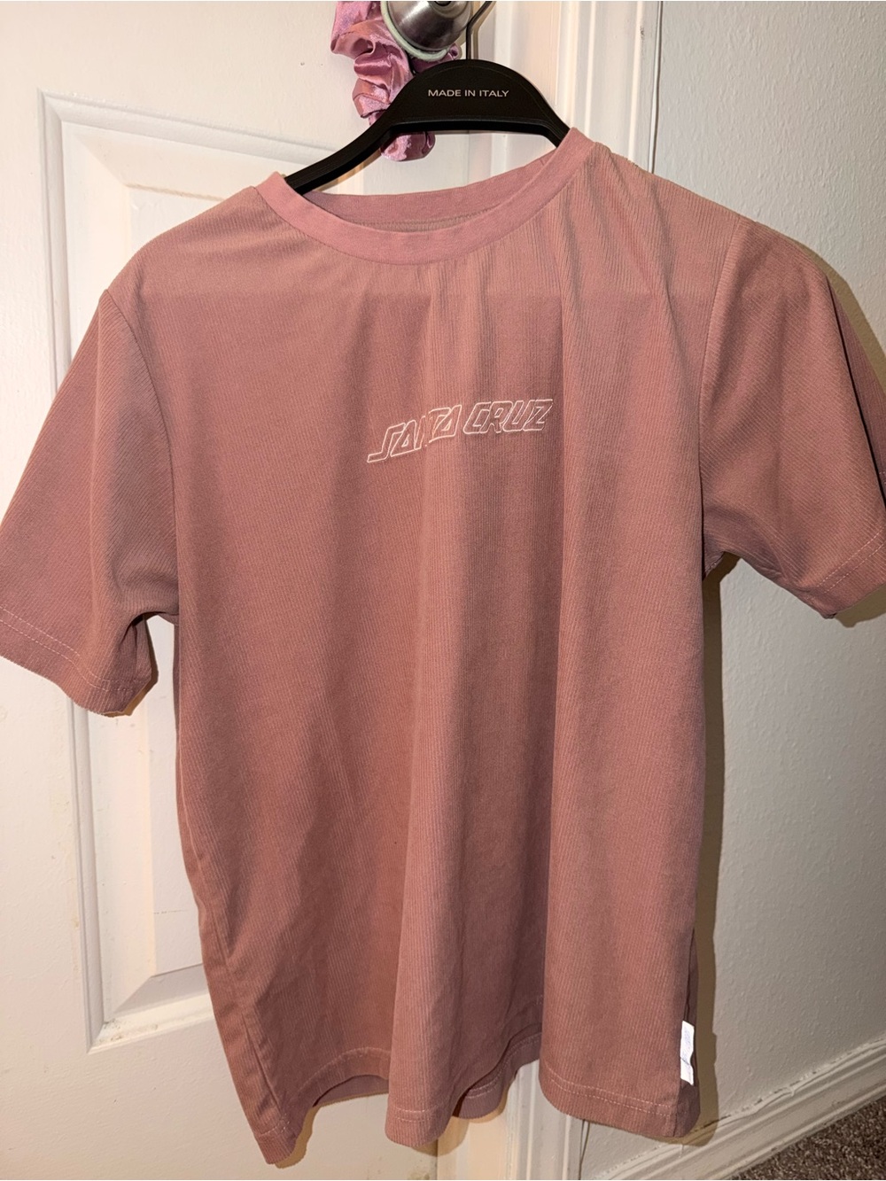 Santa Cruz Dusty Rose Logo Tee